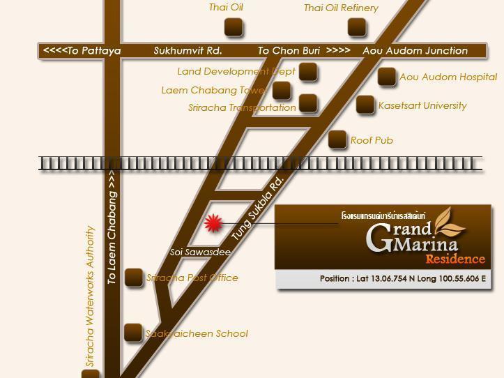 Grand Marina Residence Hotel Ban Laem Chabang Eksteriør billede